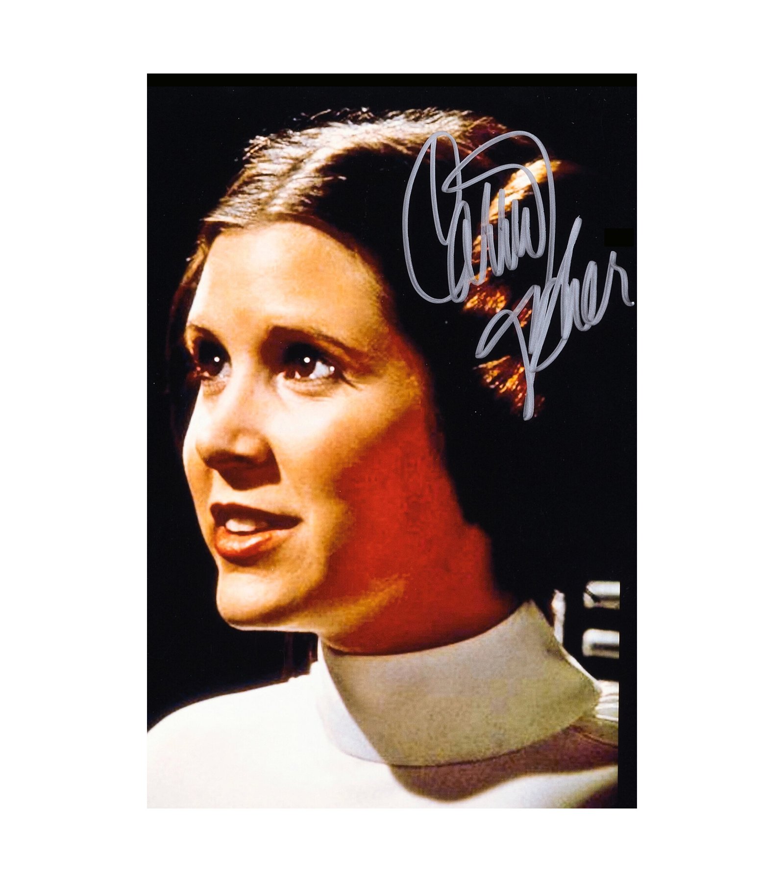 1980 Carrie Fisher Star Wars Autographed Portrait 