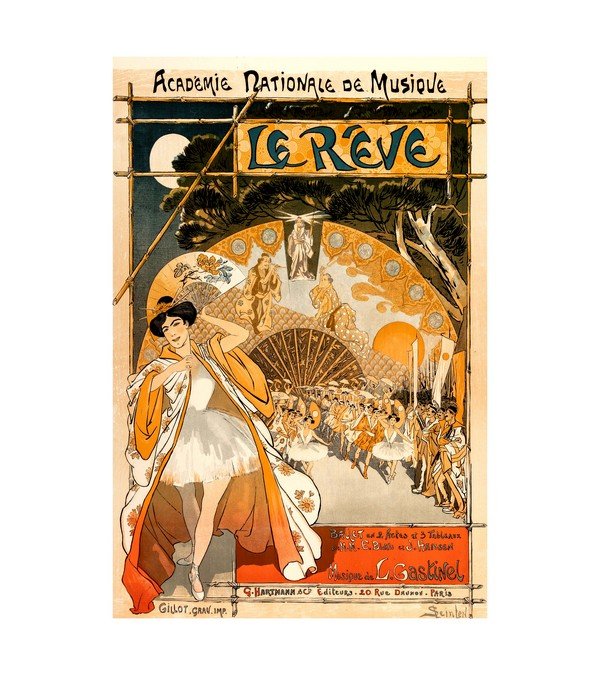 1890 Le Reve, Theophile Alexandre Steinlen (Swiss)