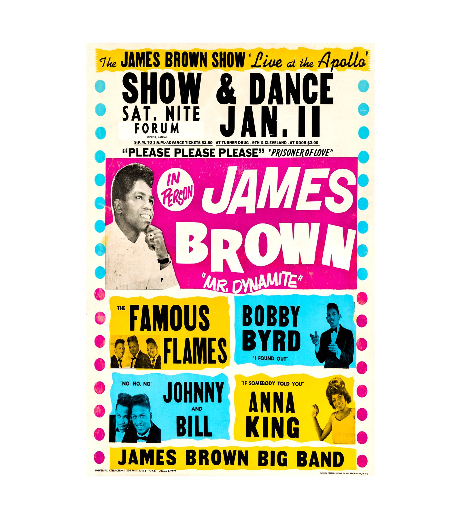 1964 James Brown Wichita, KS Live at the Apollo