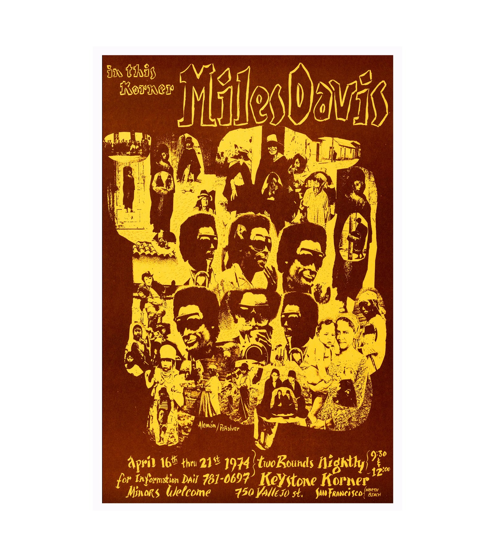 1974 Miles Davis Berkeley, CA, Jazz 