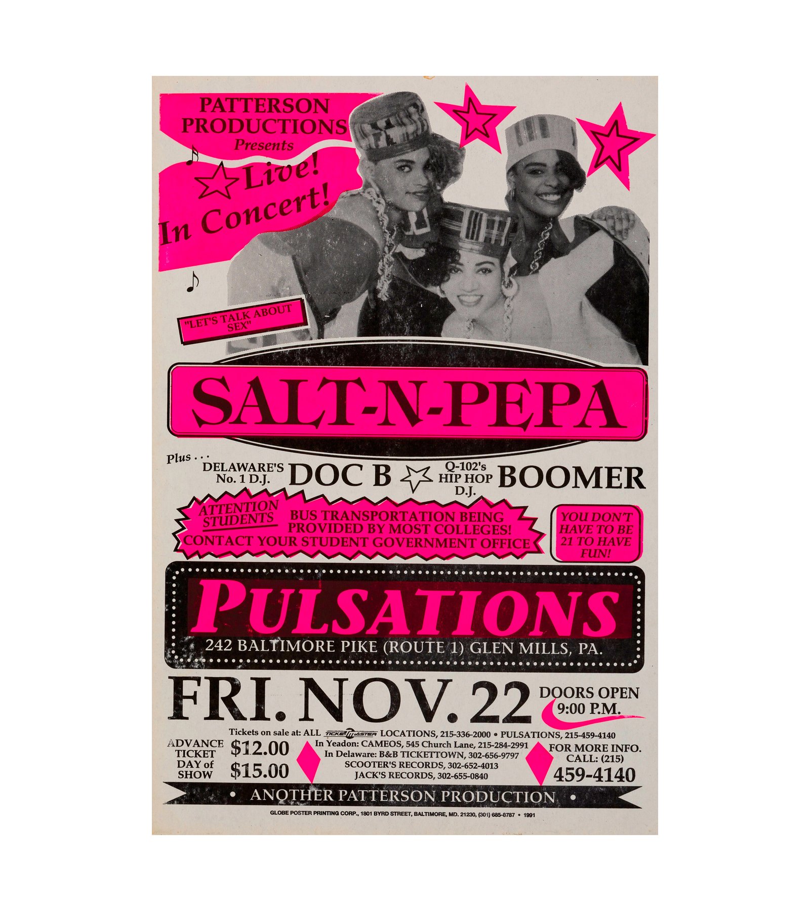 1991 Salt-N-Pepa Glen Mills, PA 