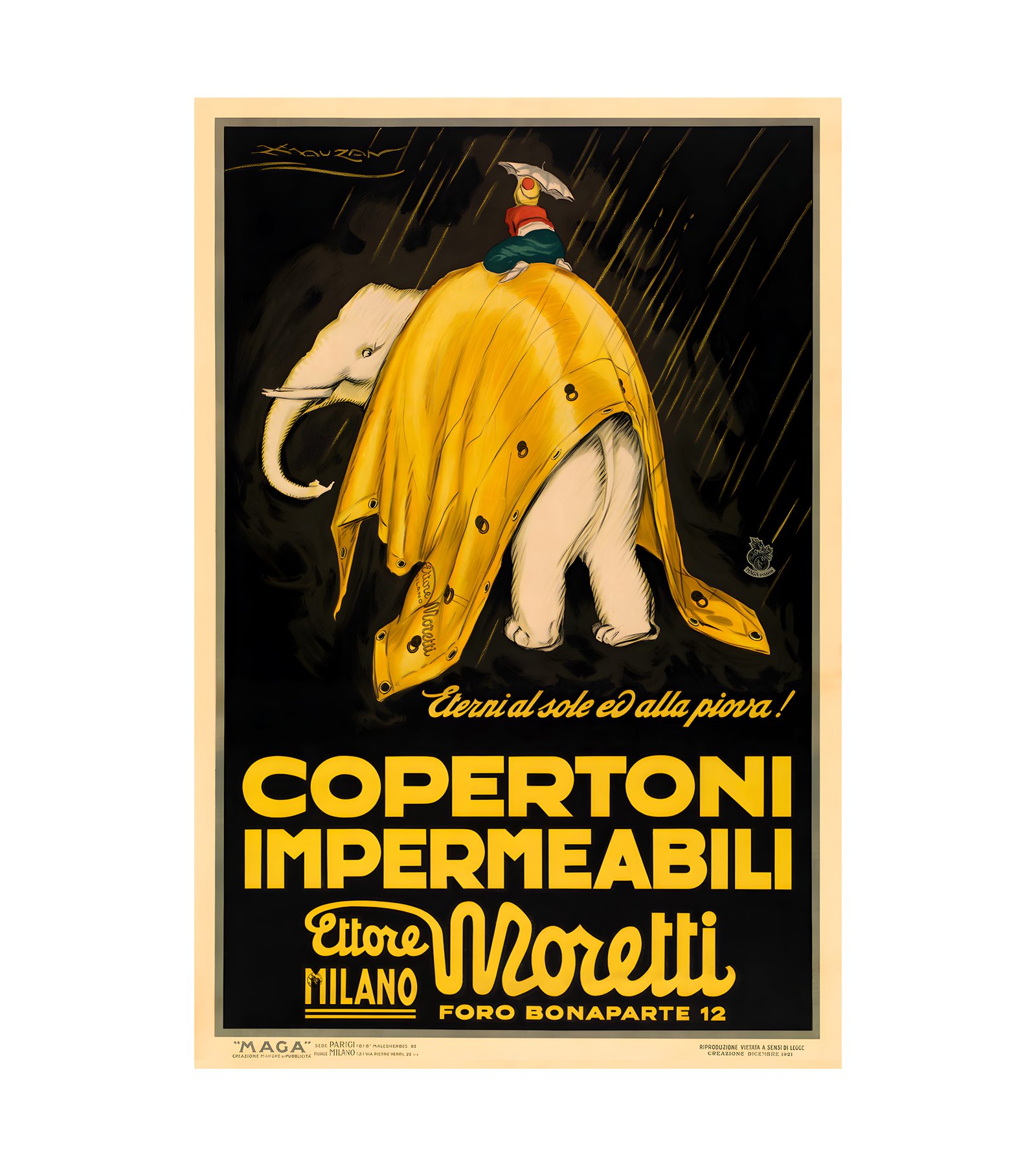1921 Copertoni Impermeabili - Mauzan 