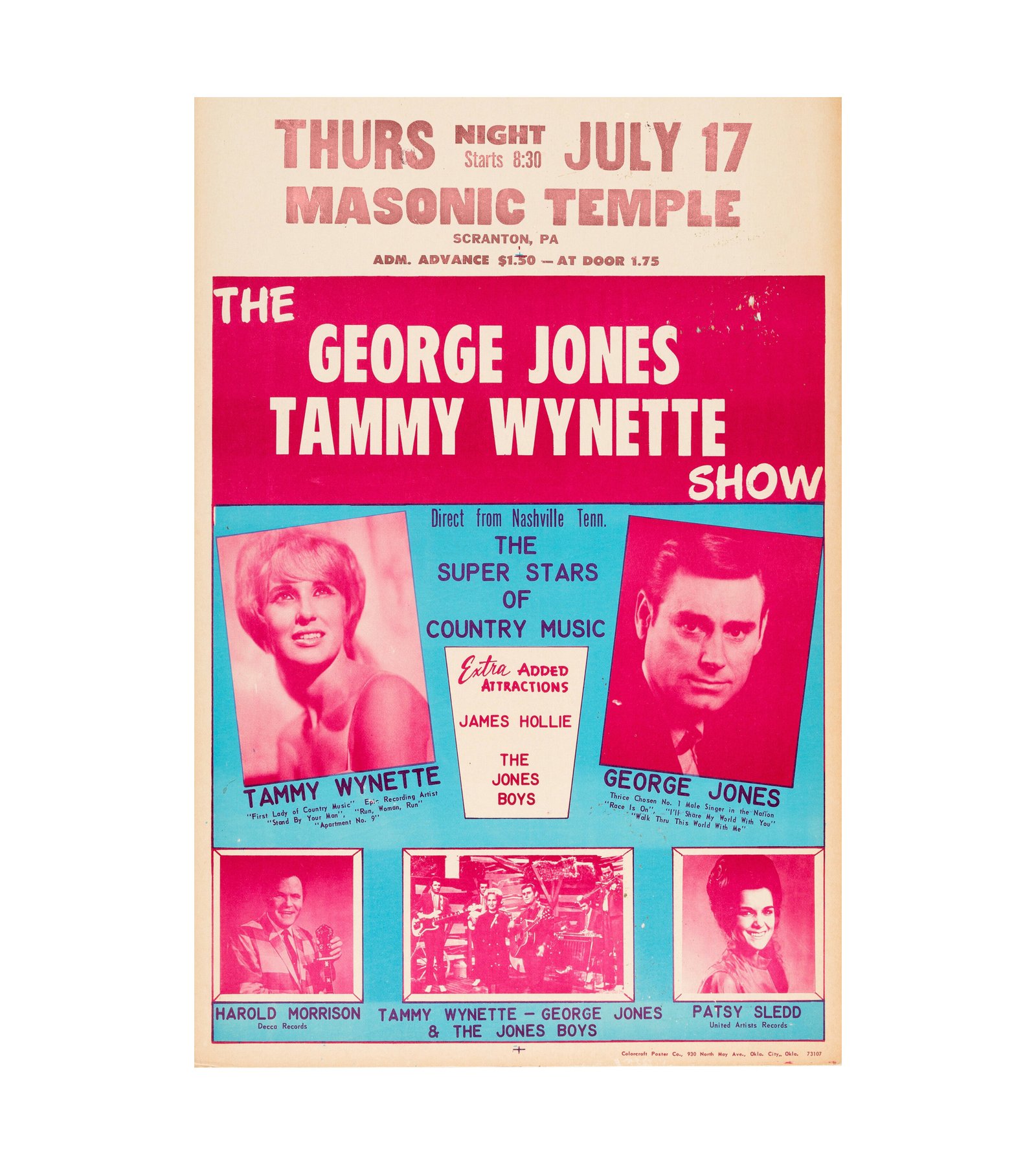 1972 George Jones, Tammy Wynette 