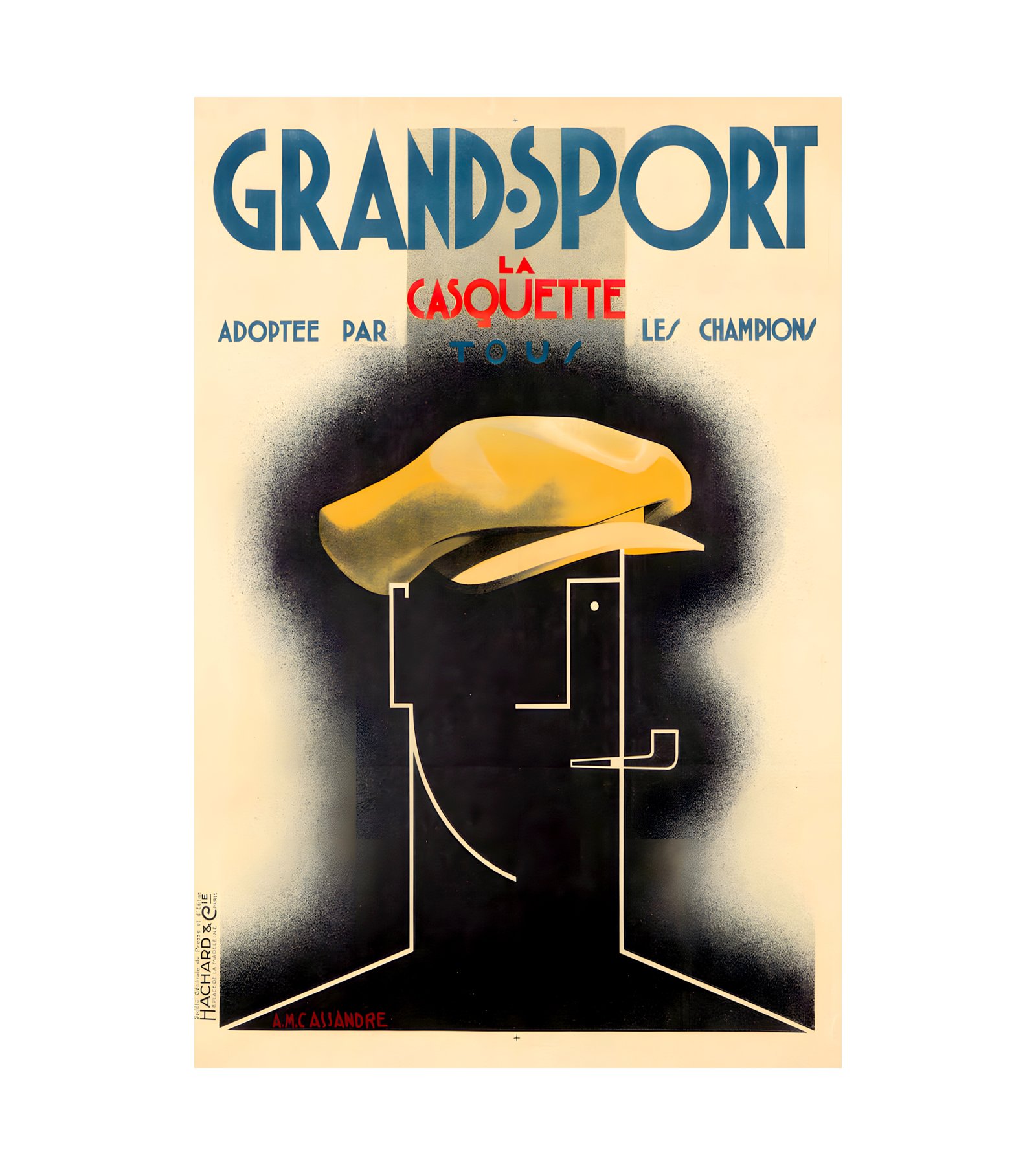 1925 A. M. CASSANDRE - Grand-Sport Hachard, Paris 