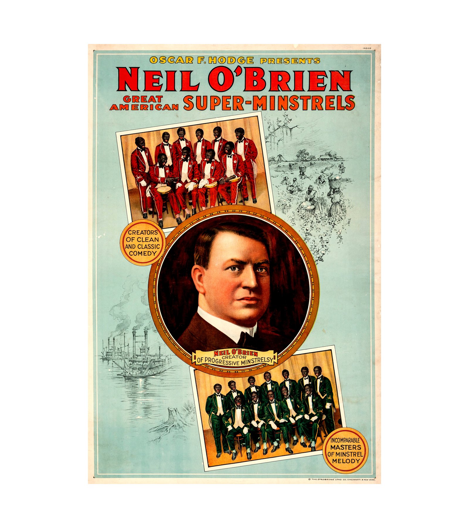 1910 Neil O'Brien- Great American Super-Minstrels 