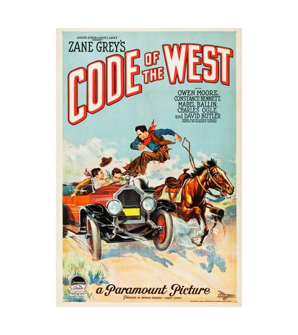 1925 Code of the West (Paramount) 