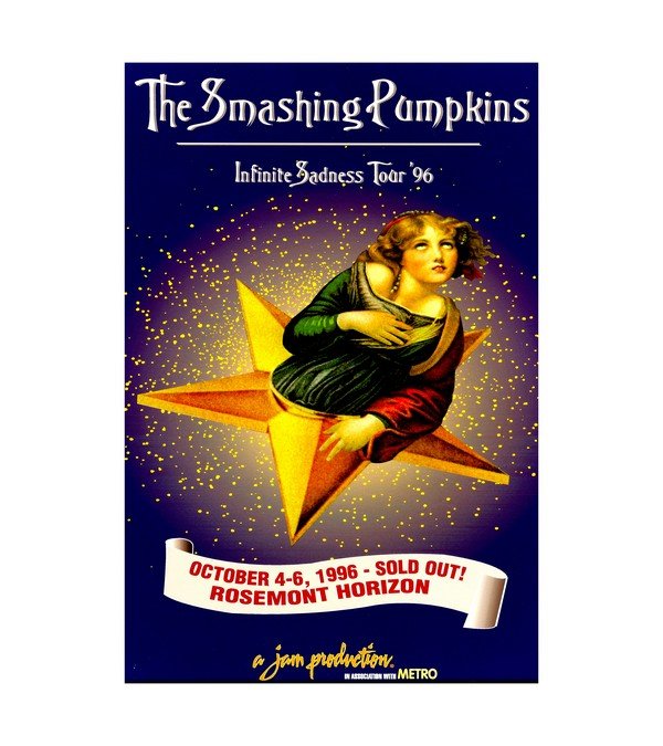 1996 The Smashing Pumpkins Infinite Sadness Tour '96 Music 