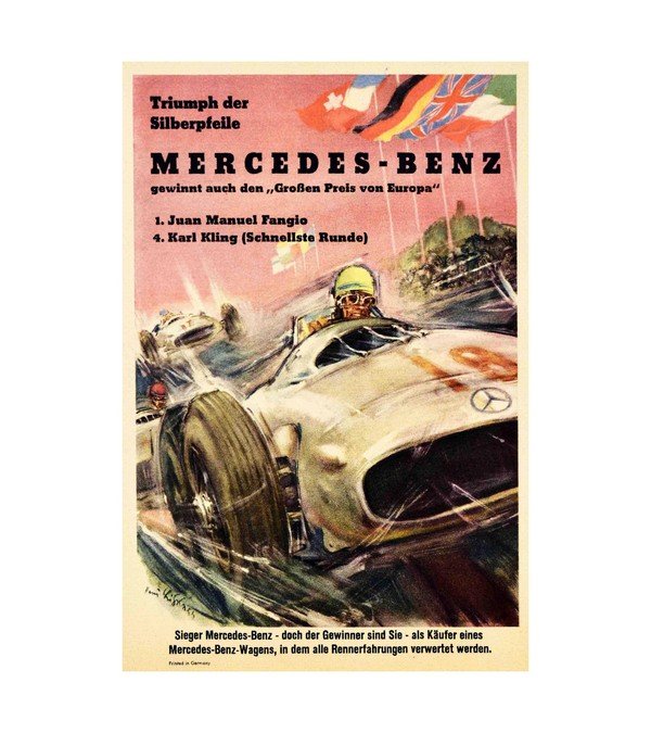 1960s German auto racing Mercedes - Benz