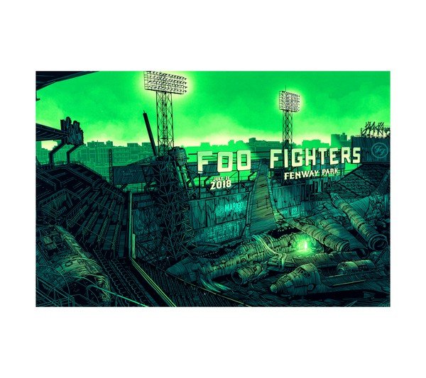 2018 Foo Fighters at Fenway Park 