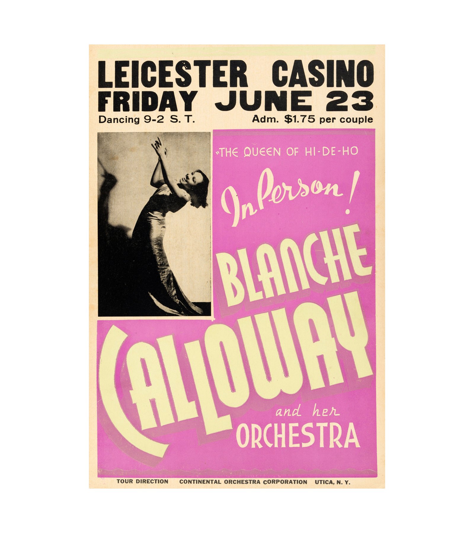 1939 Blanche Calloway Queen of Hi-De-Ho 