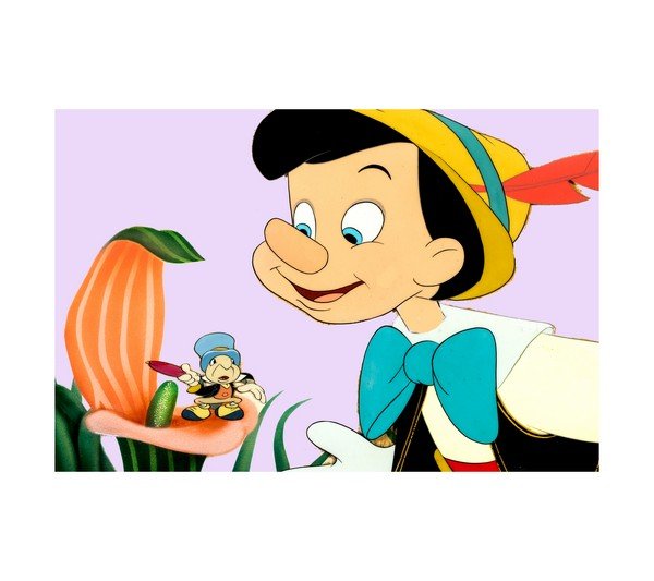 1937 Pinocchio and Jiminy Cricket 