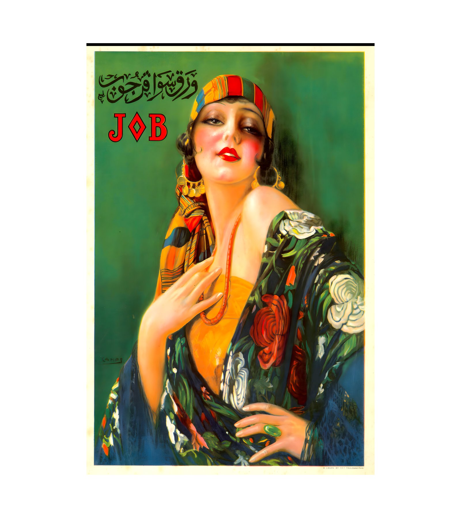 1922 JOB - GASPAR CAMPS - La Job Marocaine - Imp. B. Sirven, Toulouse 