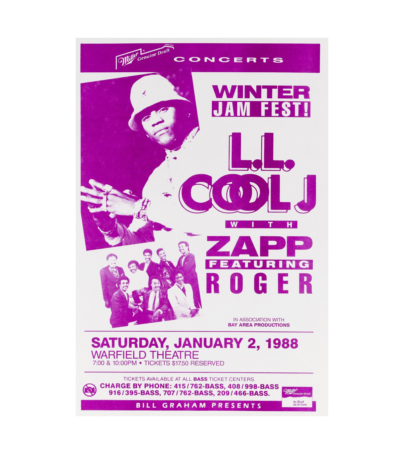 1988 LL Cool J, Zapp San Francisco, CA 