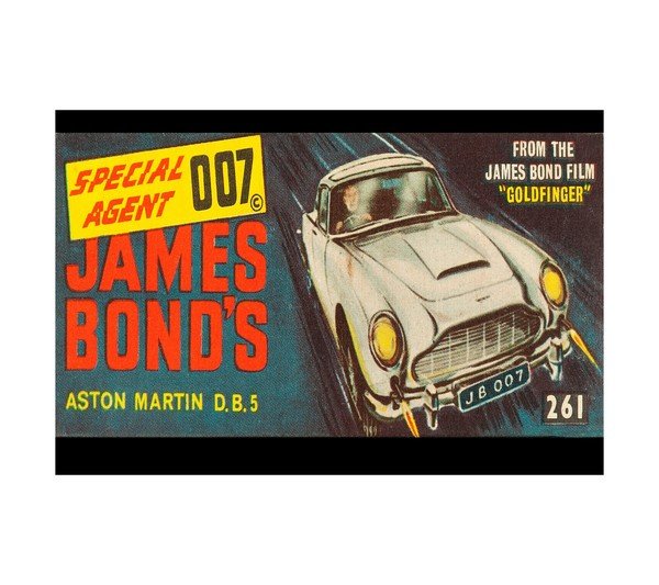 1964 James Bond Aston Martin D.B.5 From the Bond Film Goldfinger 2 