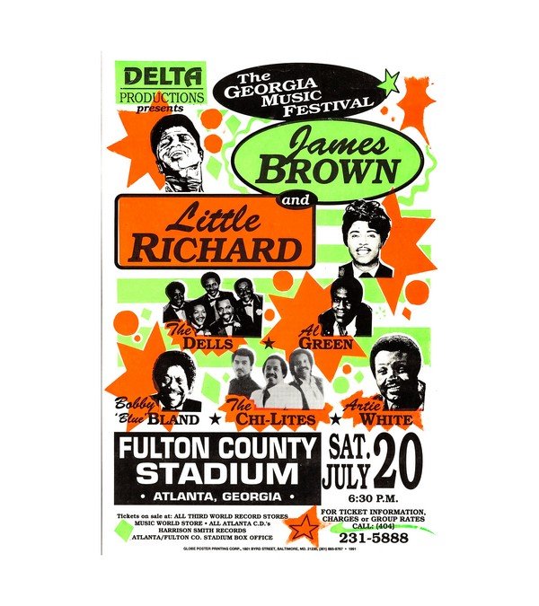 1991 The Georgia Music Festival featuring James Brown and Little Richard 