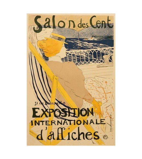 1895 Salon des Cent- Exposition Internationale d'affiches 