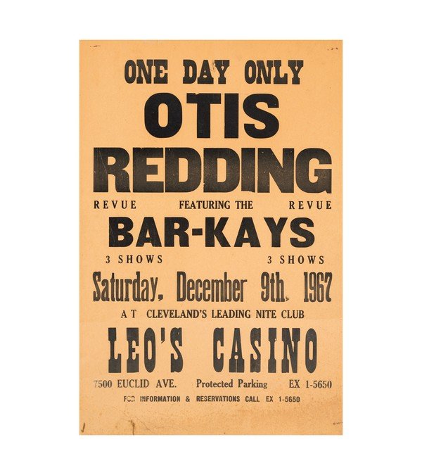 1967 Otis Redding Leo's Casino - Last Ever Performance Extremely Rare 