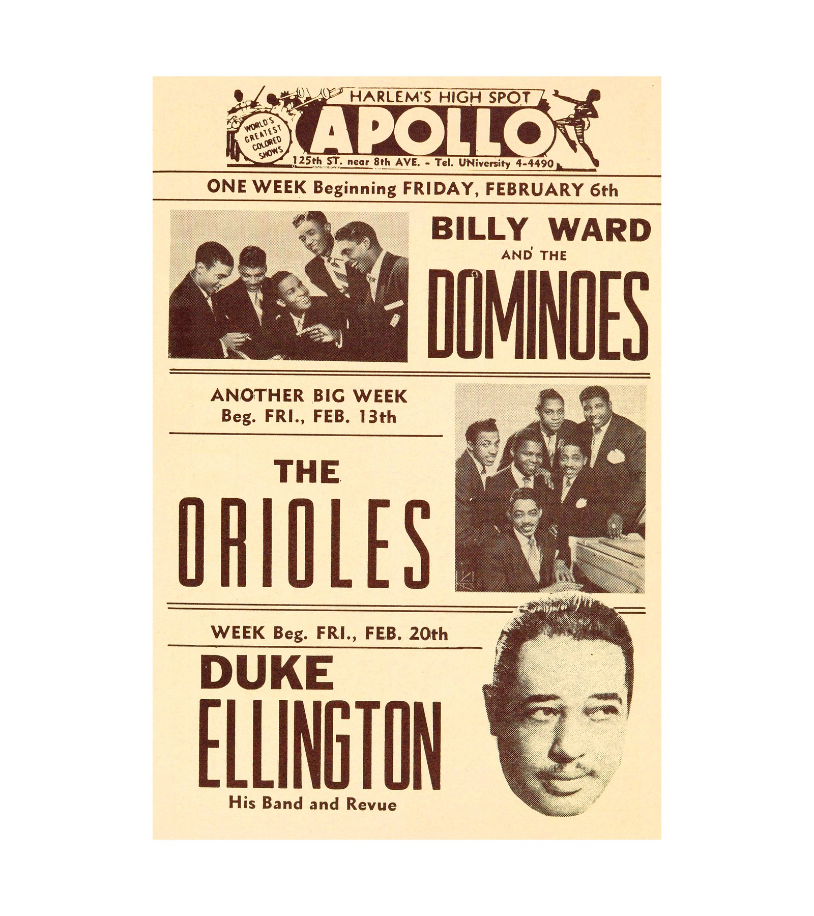 1938 Duke Ellington - Ruth Brown - Orioles Apollo 