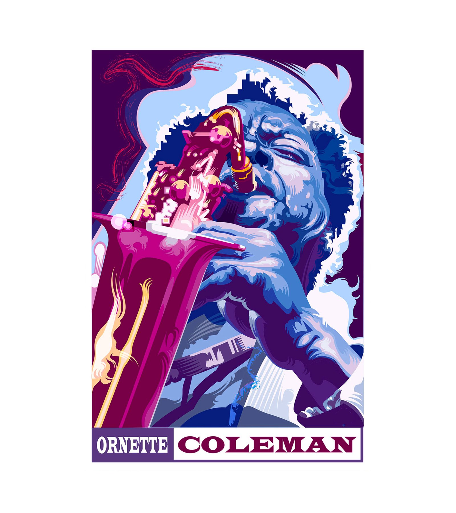 Ornette Coleman Portrait 