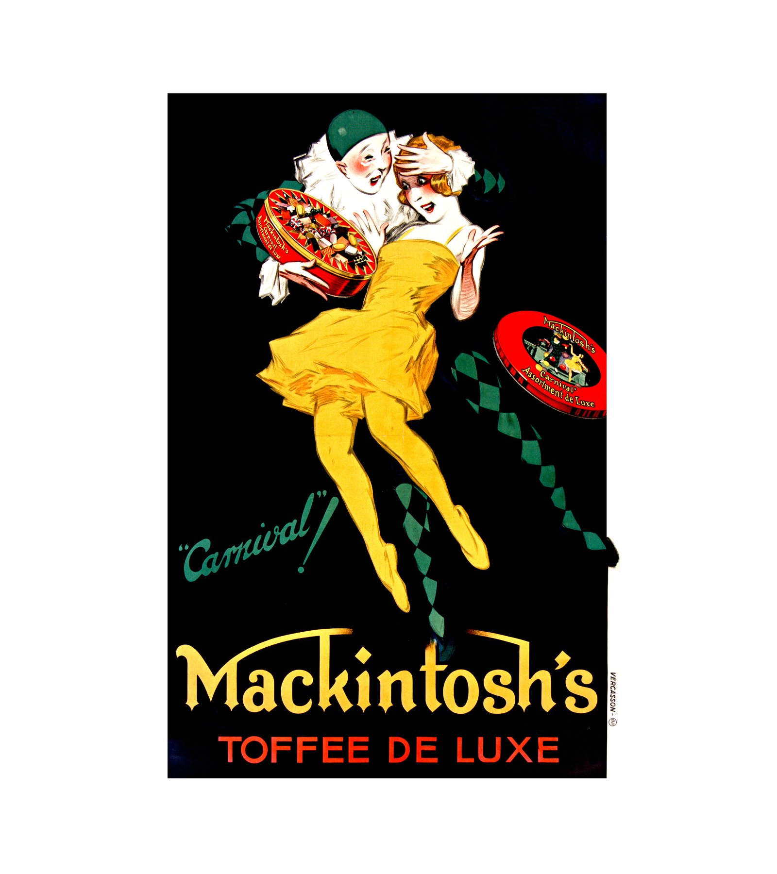 1930 Carnival! Mackintosh’s toffee de luxe Jean d'Ylen (French, 1886-1938)