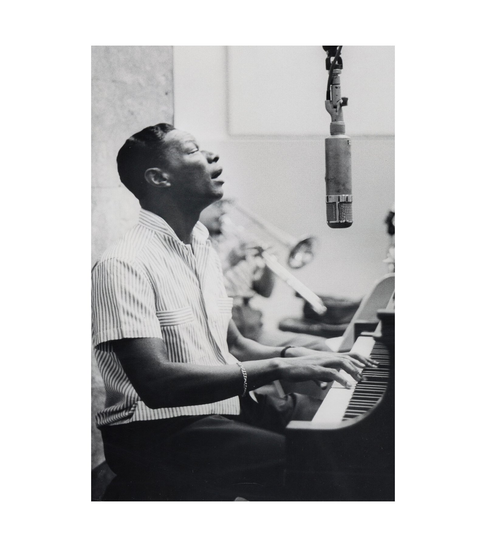 1963 Nat King Cole in the Recording Studio 