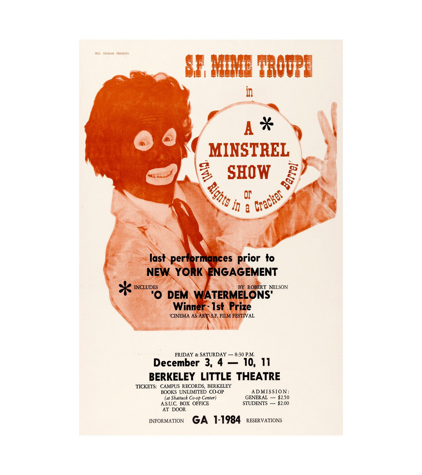 1965 Bill Graham's S.F. Mime Troupe Berkeley, CA (AOR-2.32) 