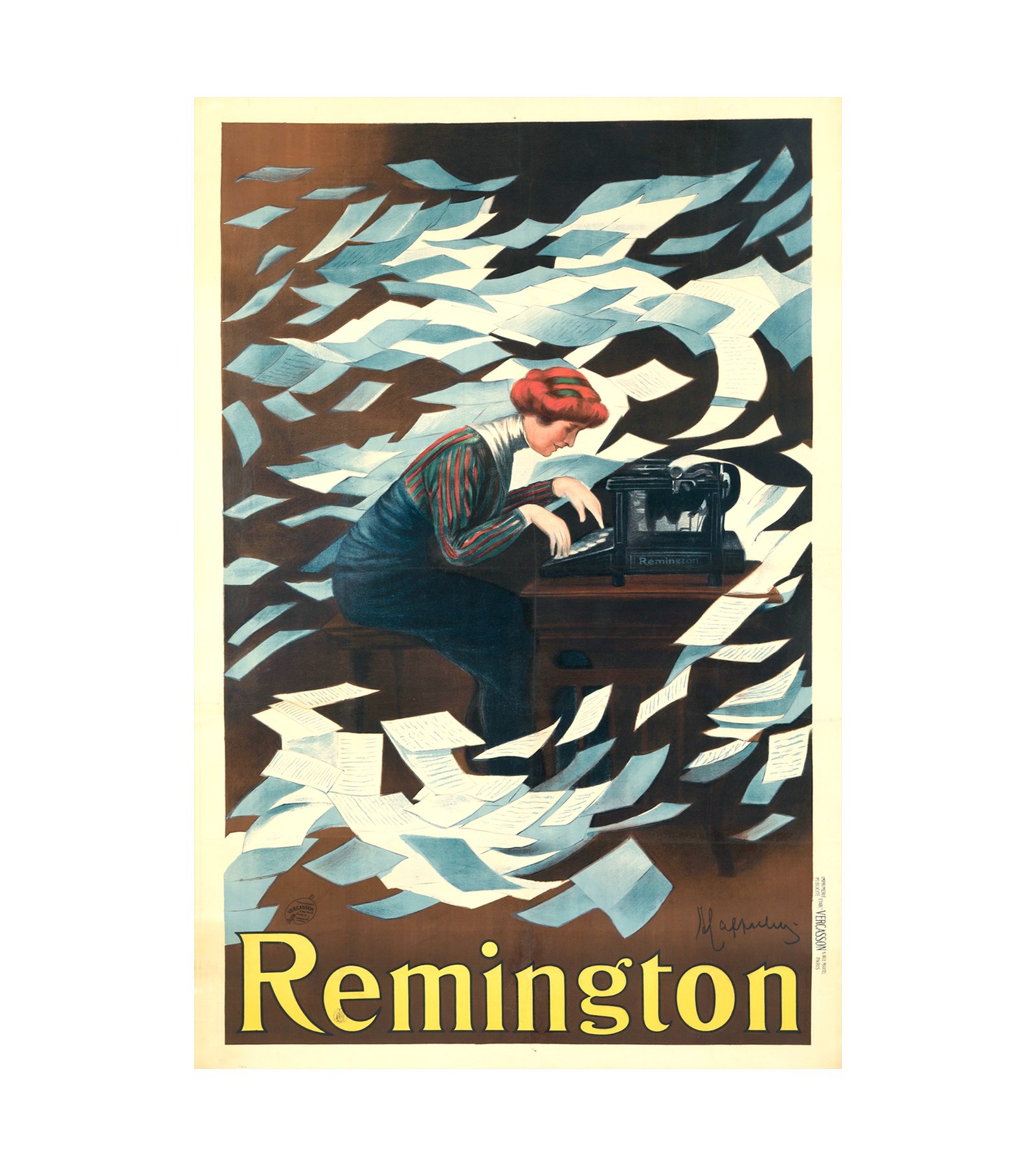 1910 Leonetto Cappiello, Remingtonad