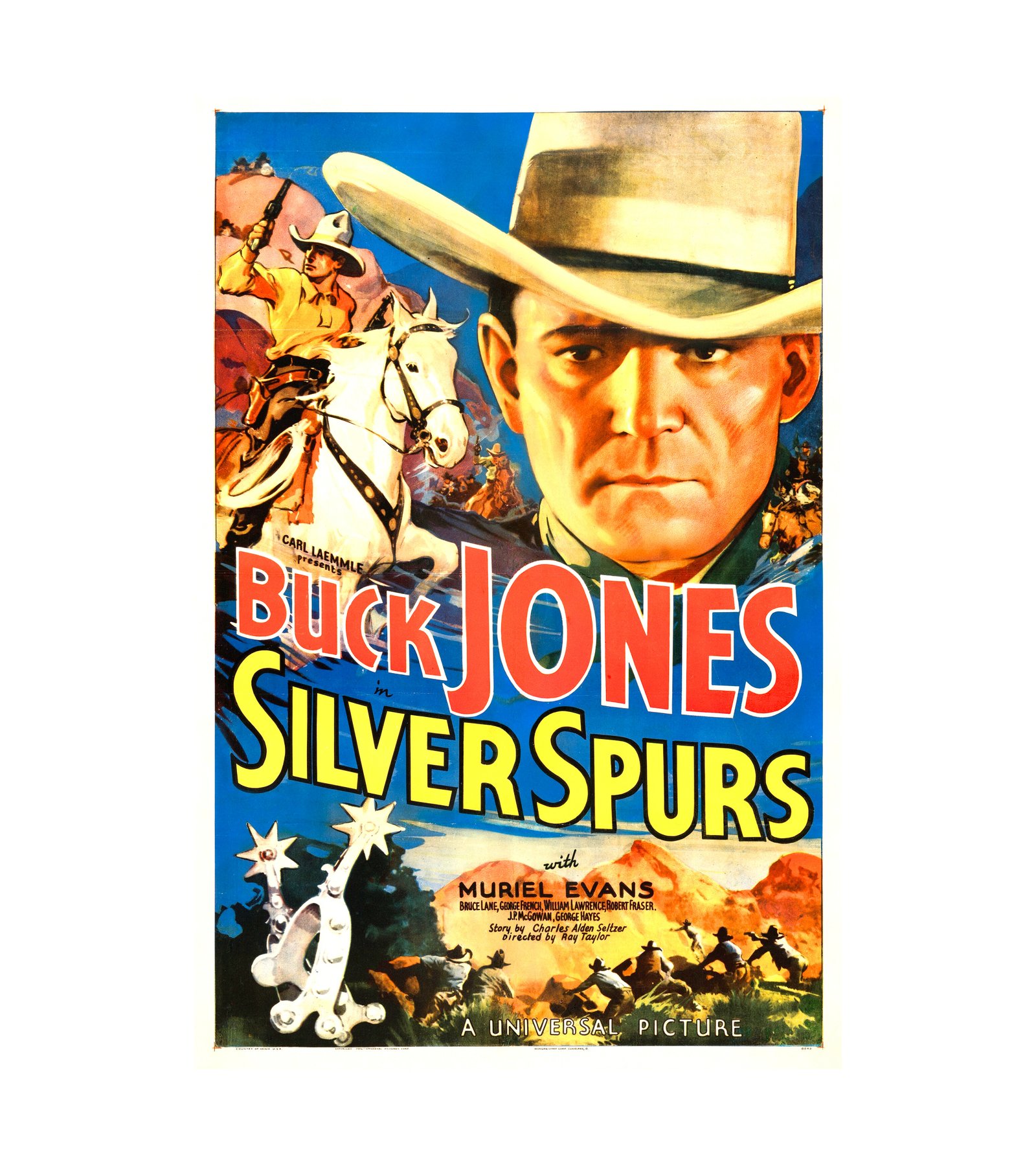 1936 Silver Spurs, Buck Jones 