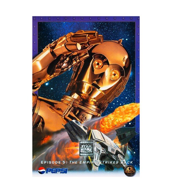1983 Star Wars Pepsi 3CPO The Empire Strikes Back 