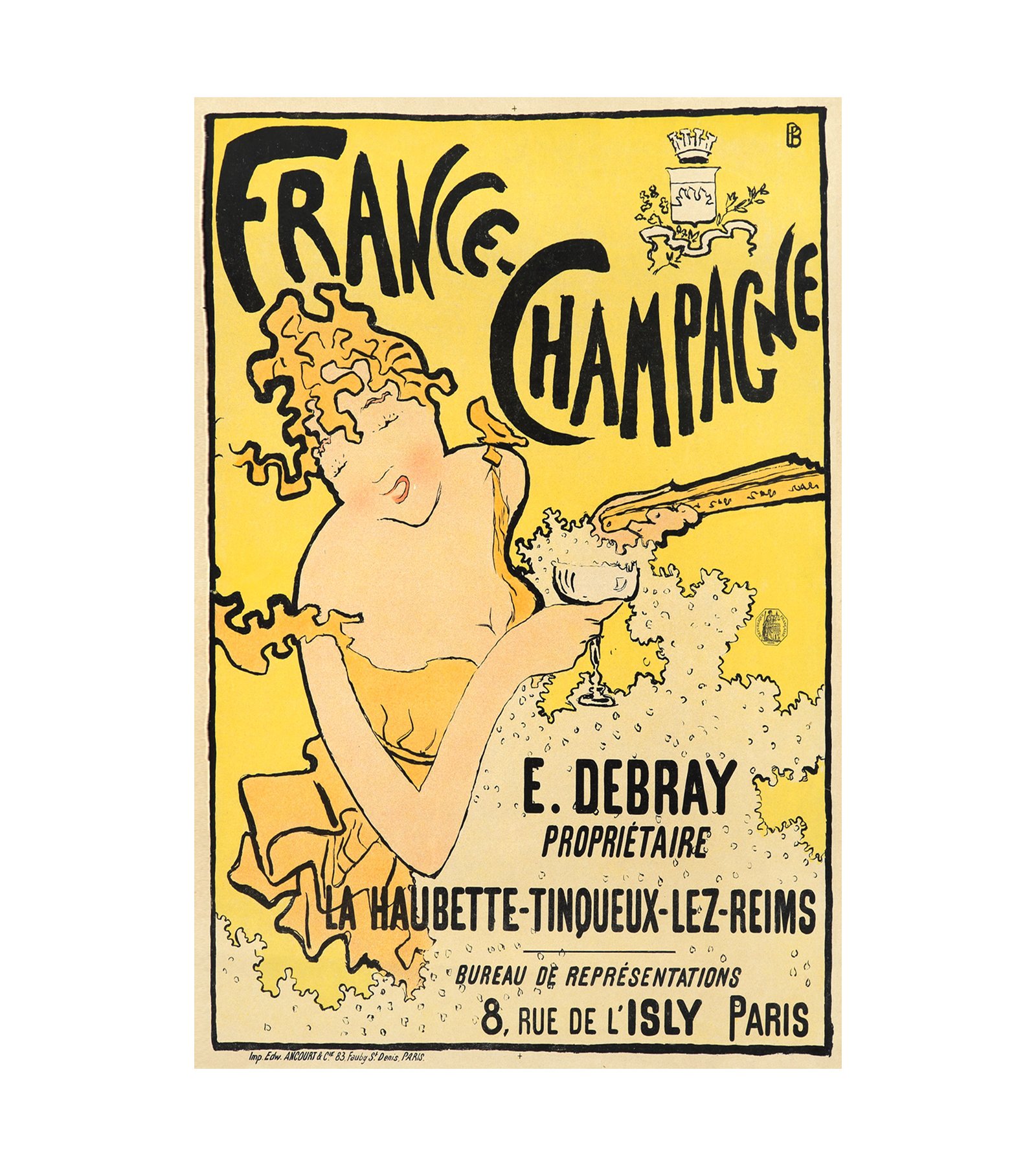 1891 France Champagne 