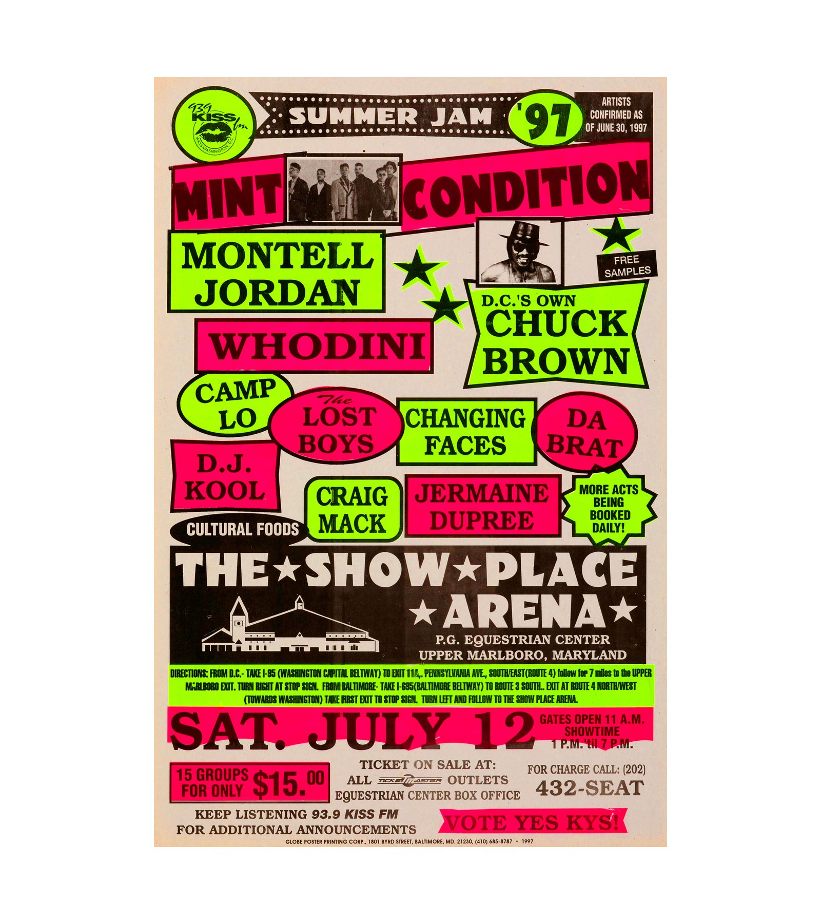 1997 Montell Jordan, Mint Condition, Chuck Brown Upper Marlboro, MD 