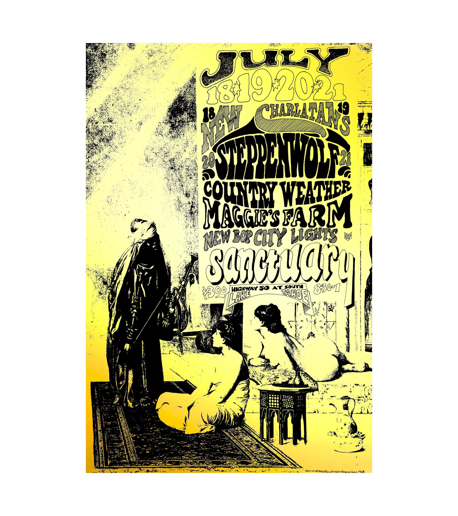 1968 Steppenwolf, New Charlatans So. Lake Tahoe 