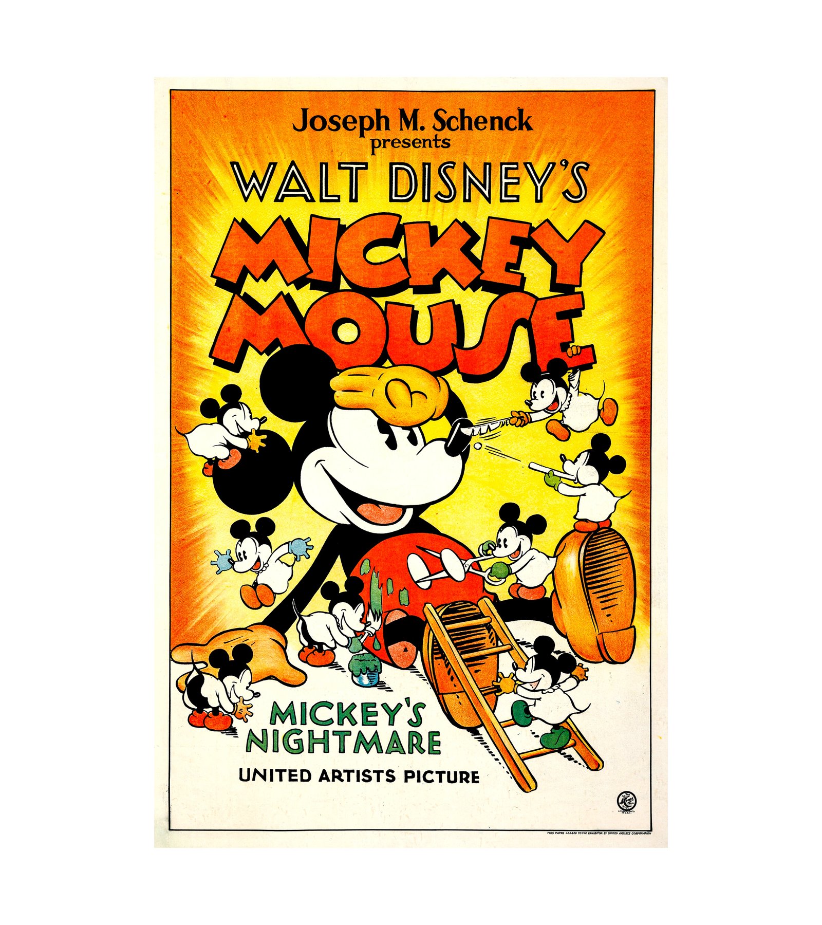 1932 Mickey's Nightmare (United Artists) 