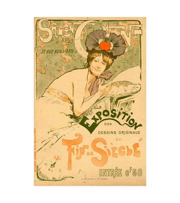 1890 Salon des Cents, Exposition des dessins originaux du Fin de Siecle 