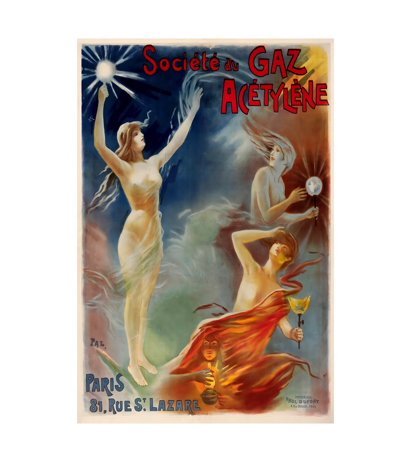 1898 Pal - Societe du Gaz Acetylene 