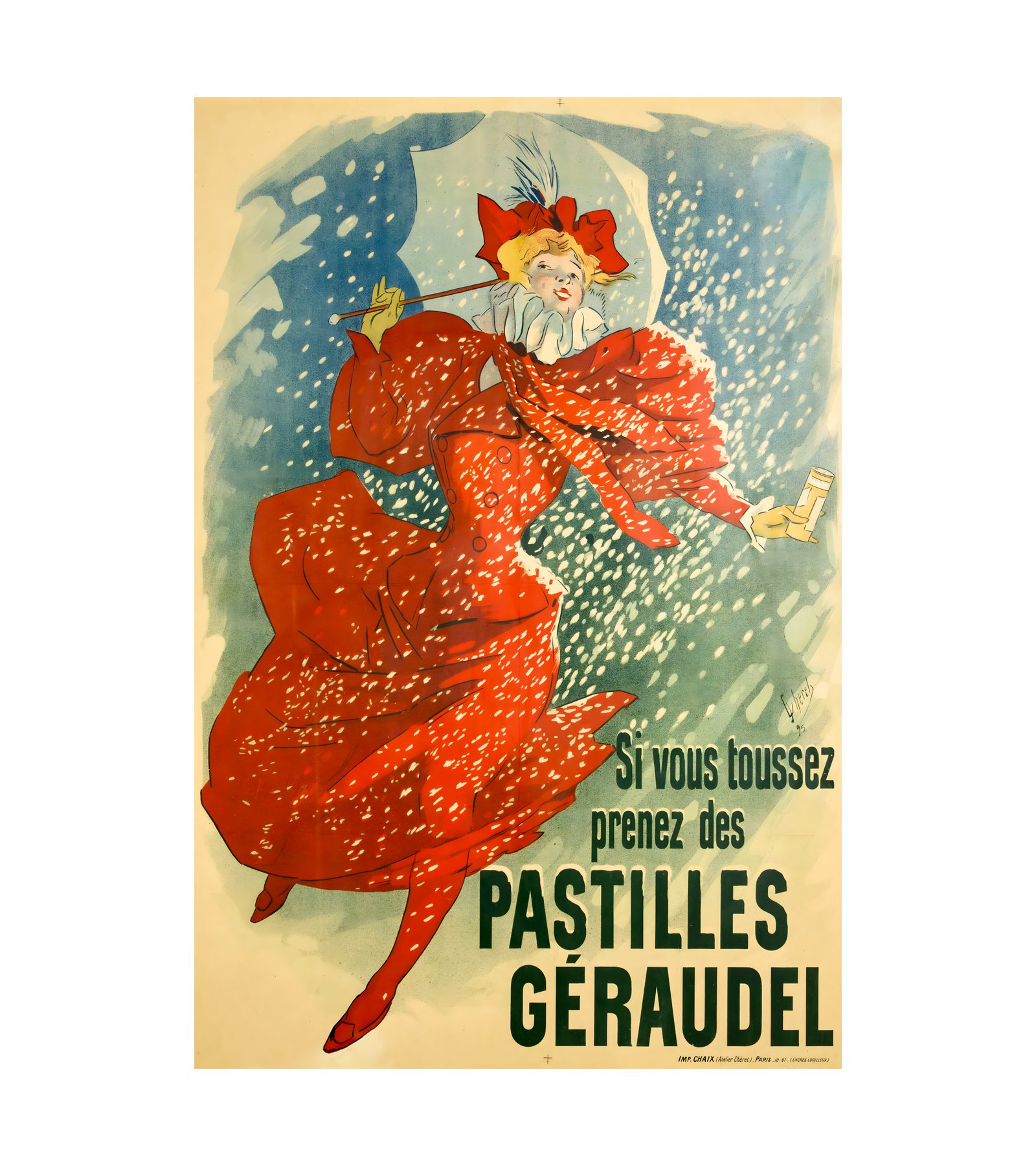 1895 Jules Cheret - Pastilles Geraudel 