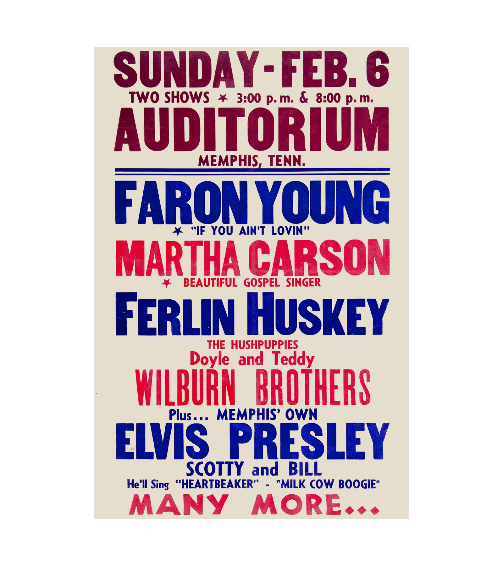 1955 Elvis Presley Memphis's Own Sun Records-Era 