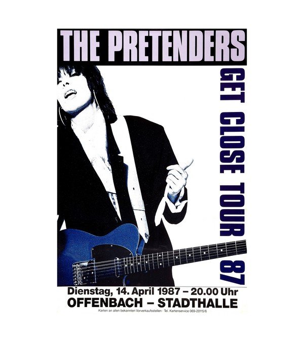 1987 The Pretenders- Get Close Tour German 