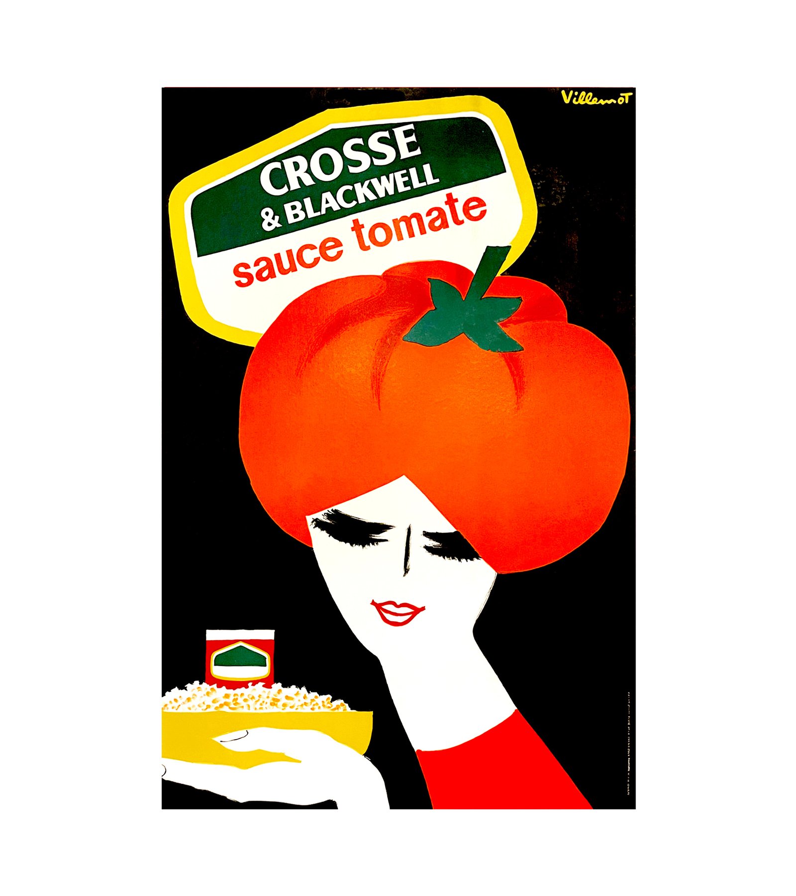 1981 Crosse and Blackwell Sauce Tomate - Villemot
