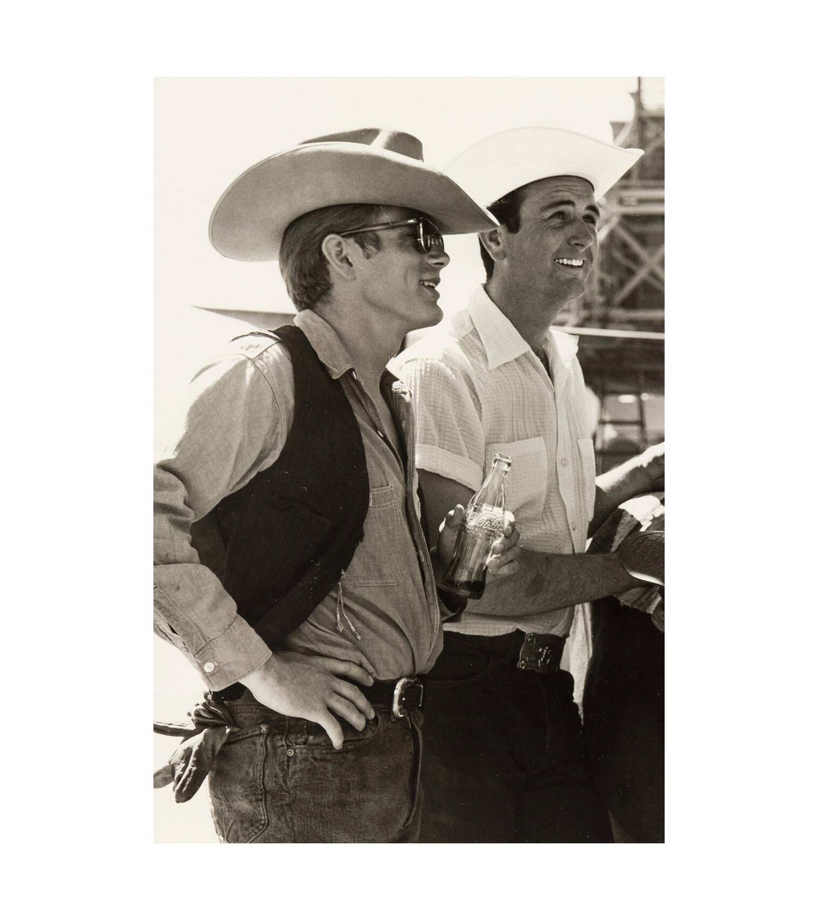 1956 Giant (Warner Bros.) James Dean and Rock Hudson