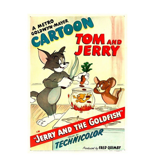 1951 Jerry and the Goldfish (MGM) 
