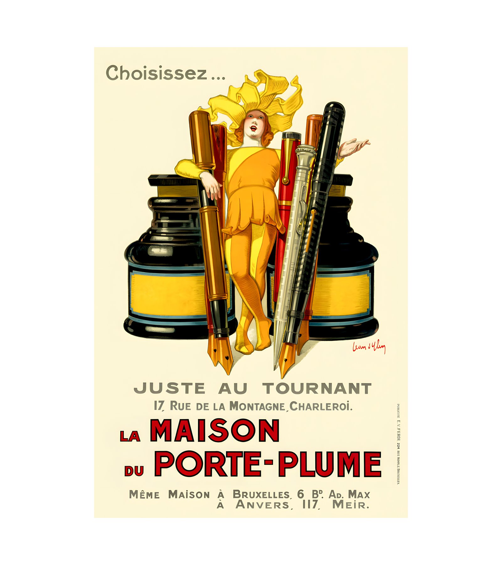 1920 La Maison Du Porte-Plume by D‘Ylen 