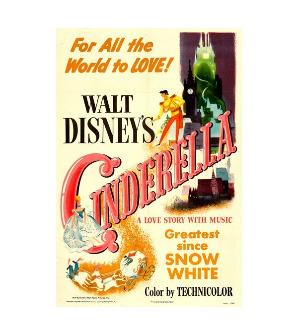 1957 Disney Cinderella (Buena Vista) 