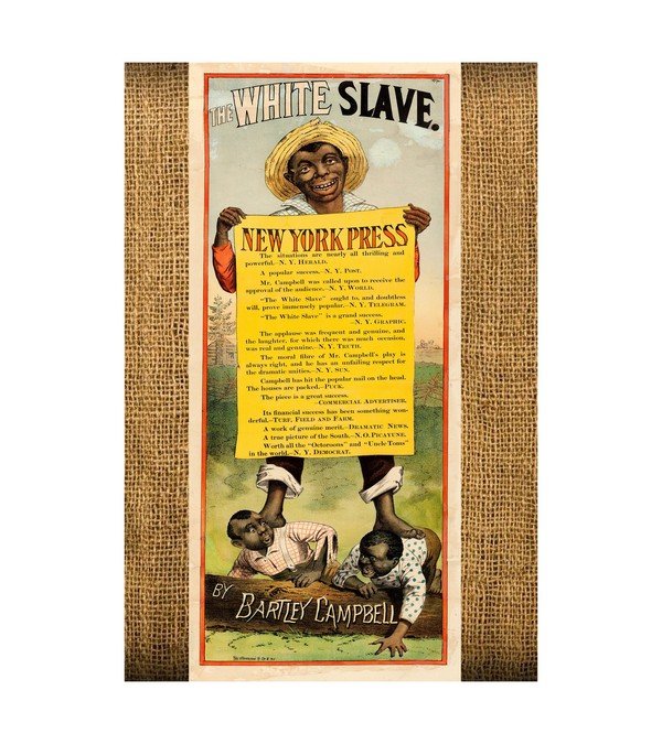 1882 The White Slave (Strobridge) 