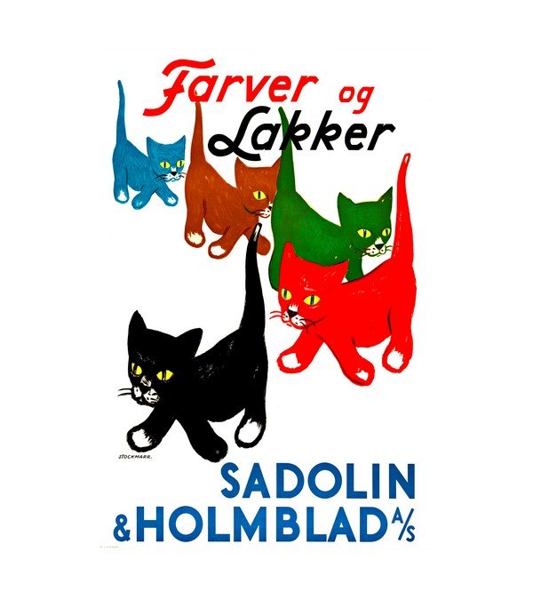 1930 Cats FARVER OG LAKKER SADOLIN & HOLMBLAD (Danish)