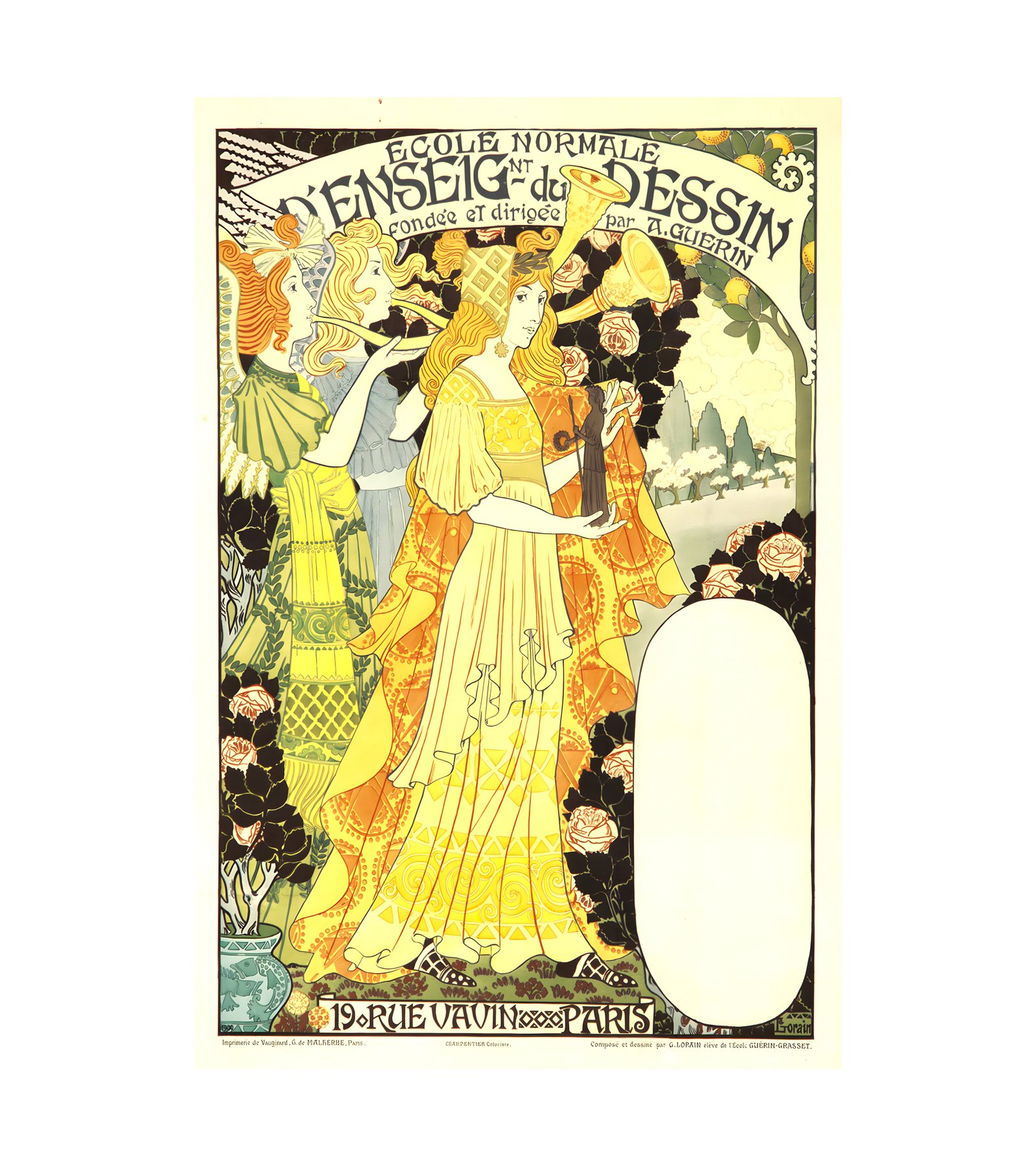 1900 GUSTAVE LORAIN - Ecole du Dessin 