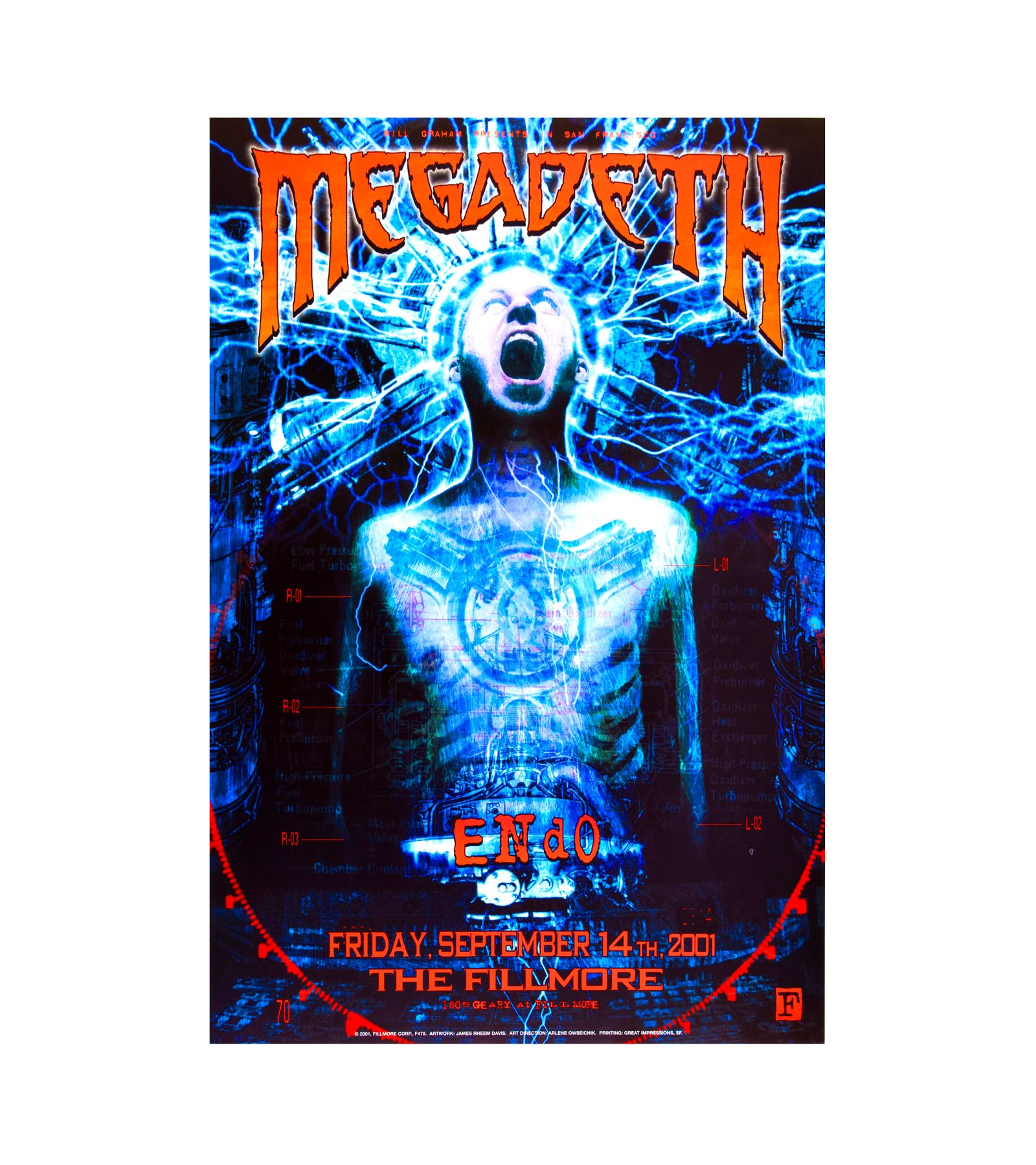 2001-Megadeath -The Fillmore-San Francisco, CA 