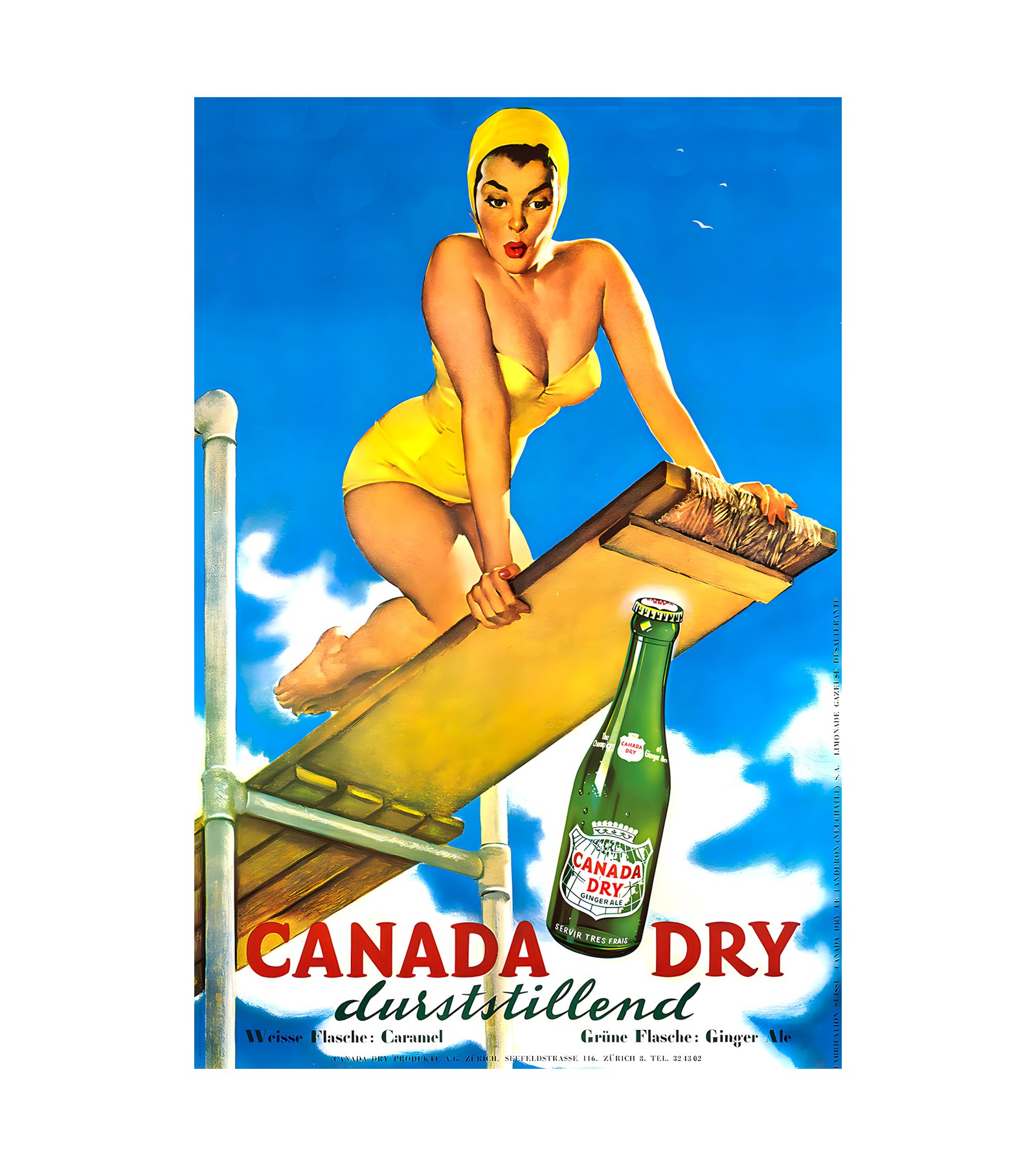 1954 Canada dry ginger ale 