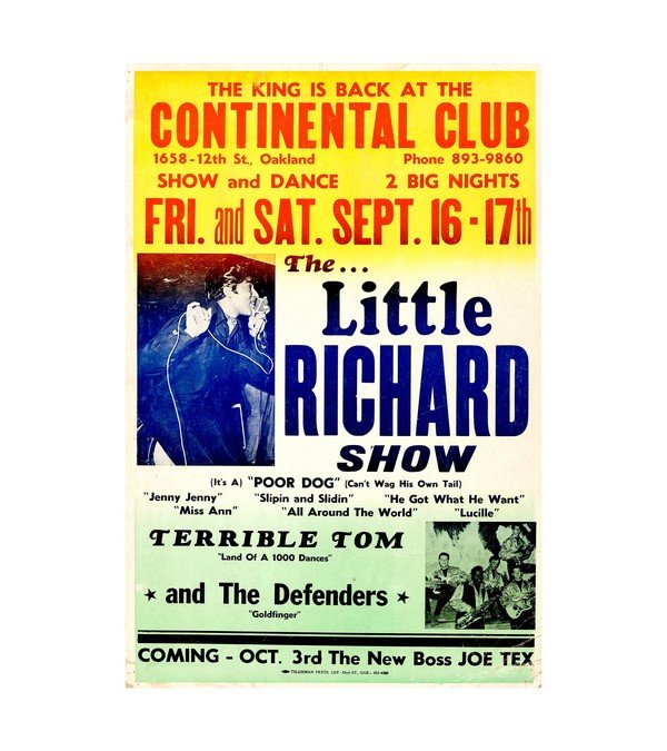 1966 Little Richard Oakland, CA