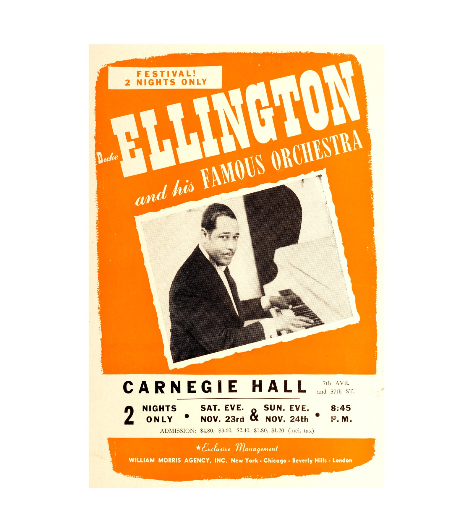 1963 Duke Ellington Carnegie Hall, New York City, Jazz 